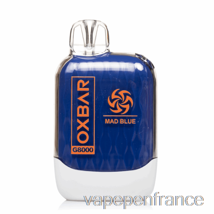 Stylo Vape Bleu Fou Jetable Oxbar G8000